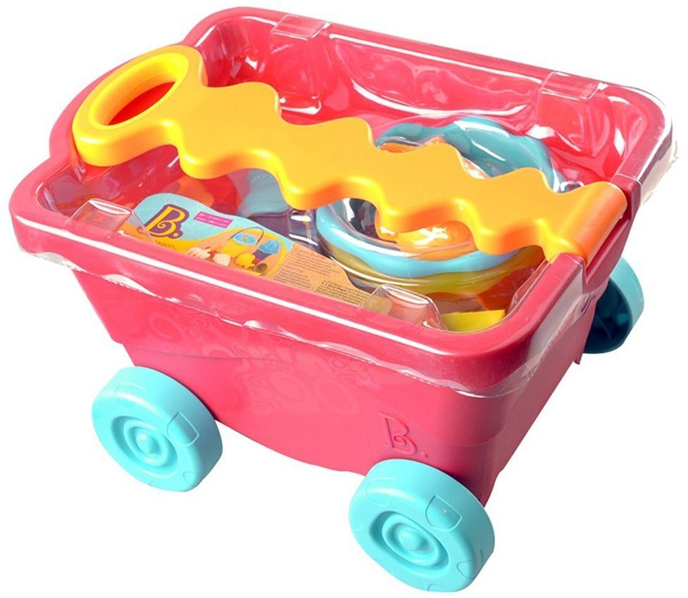 Набор для игры с песком и водой Battat - Тележка Манго (11 предметов) (BX1594Z) фото 