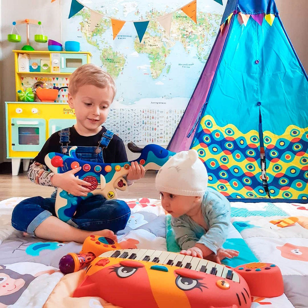 Музична іграшка Battat – Пес-гітарист(звук) (BX1206Z)фото