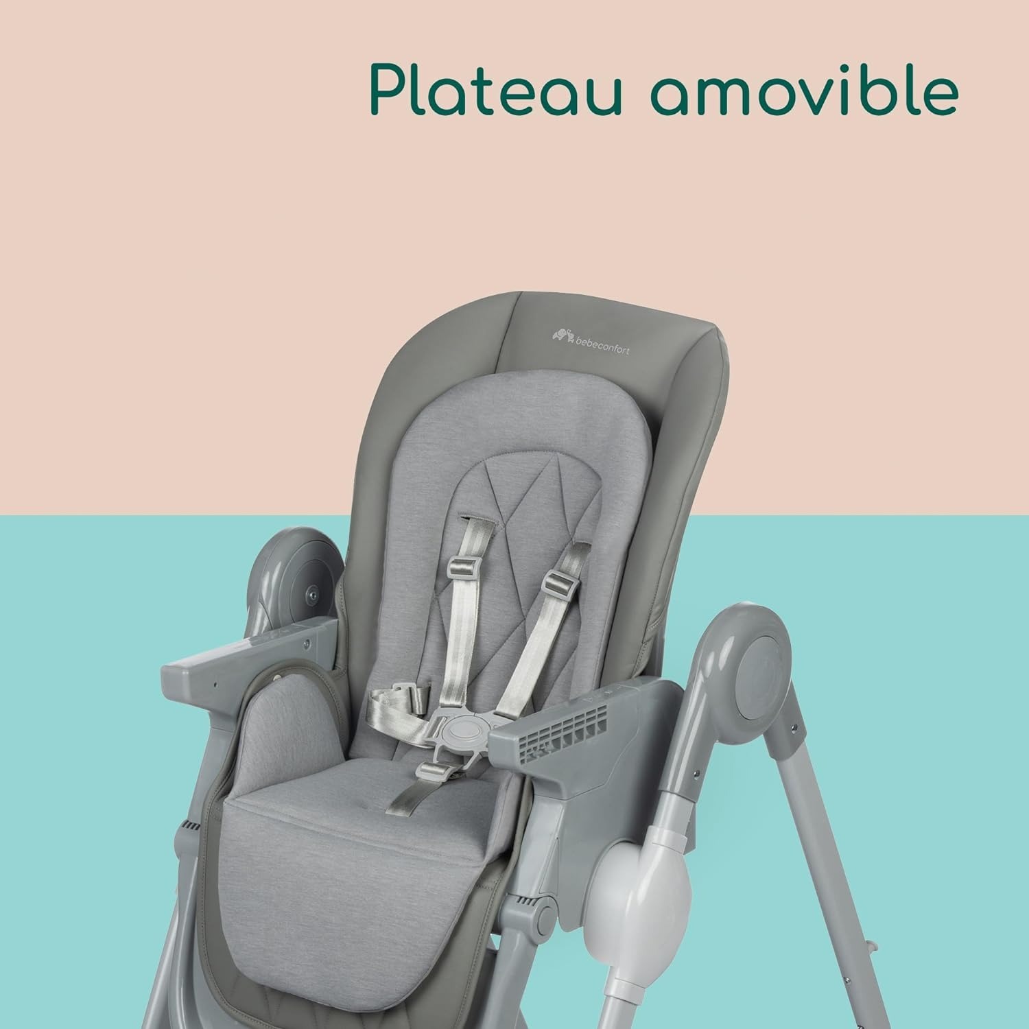 Стілець для годування BEBE CONFORT Olea Tinted Gray (2792077210)фото7