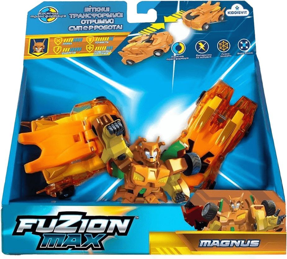 Игровой набор машинок-трансформеров Fuzion Max - Магнус (54002) фото 2