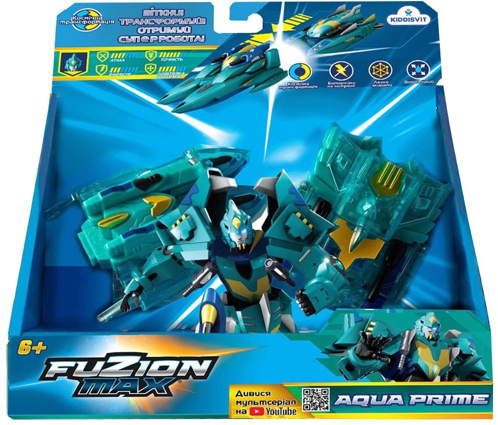 Ігровий набір катерів-трансформерів Fuzion Max - Аква Прайм (54004)фото2
