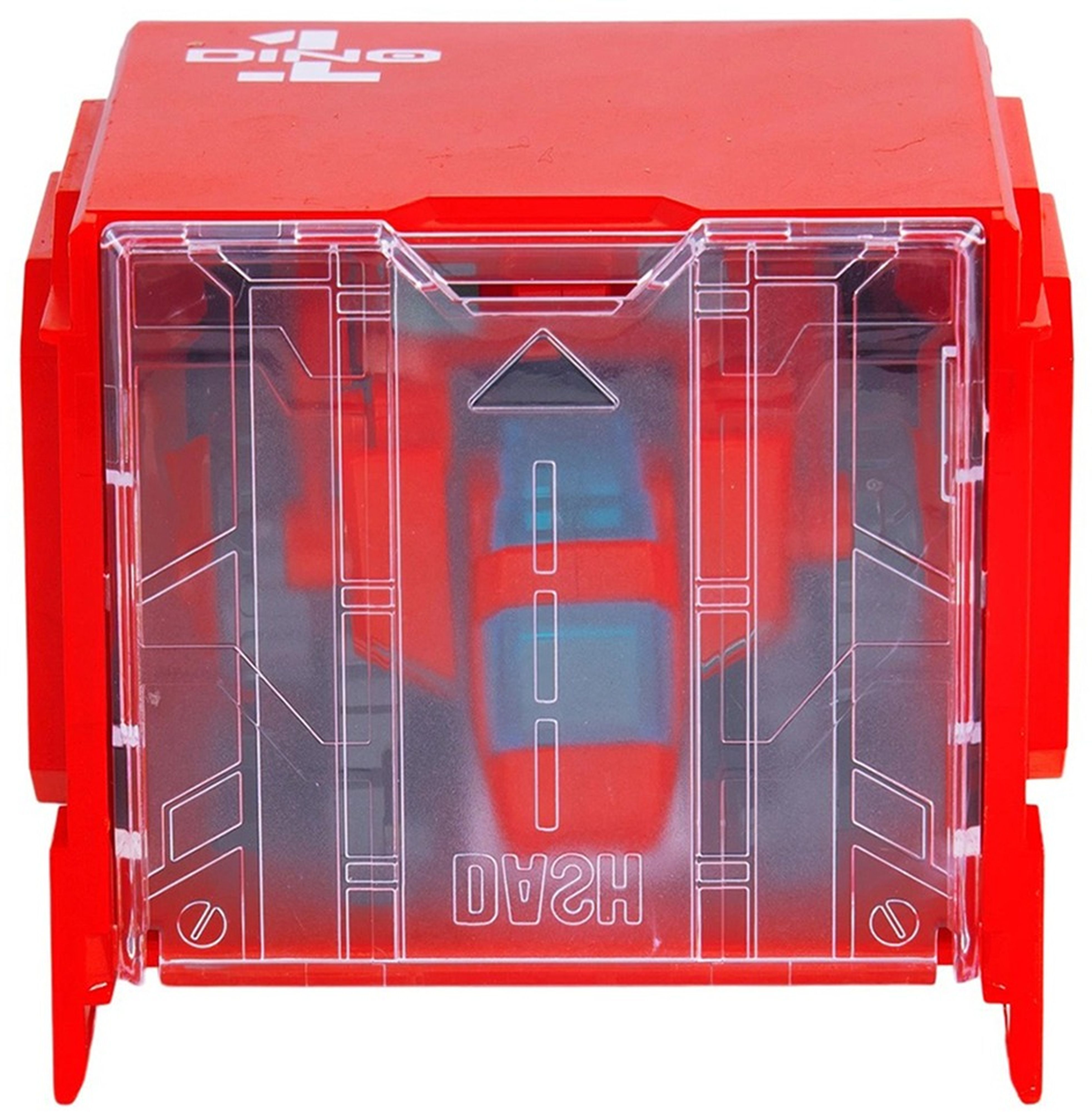 Динозавр-трансформер DINOSTER - КРАСНЫЙ РАПТОР-БОТ (бокс для хранения) (EU580840-1) фото 6