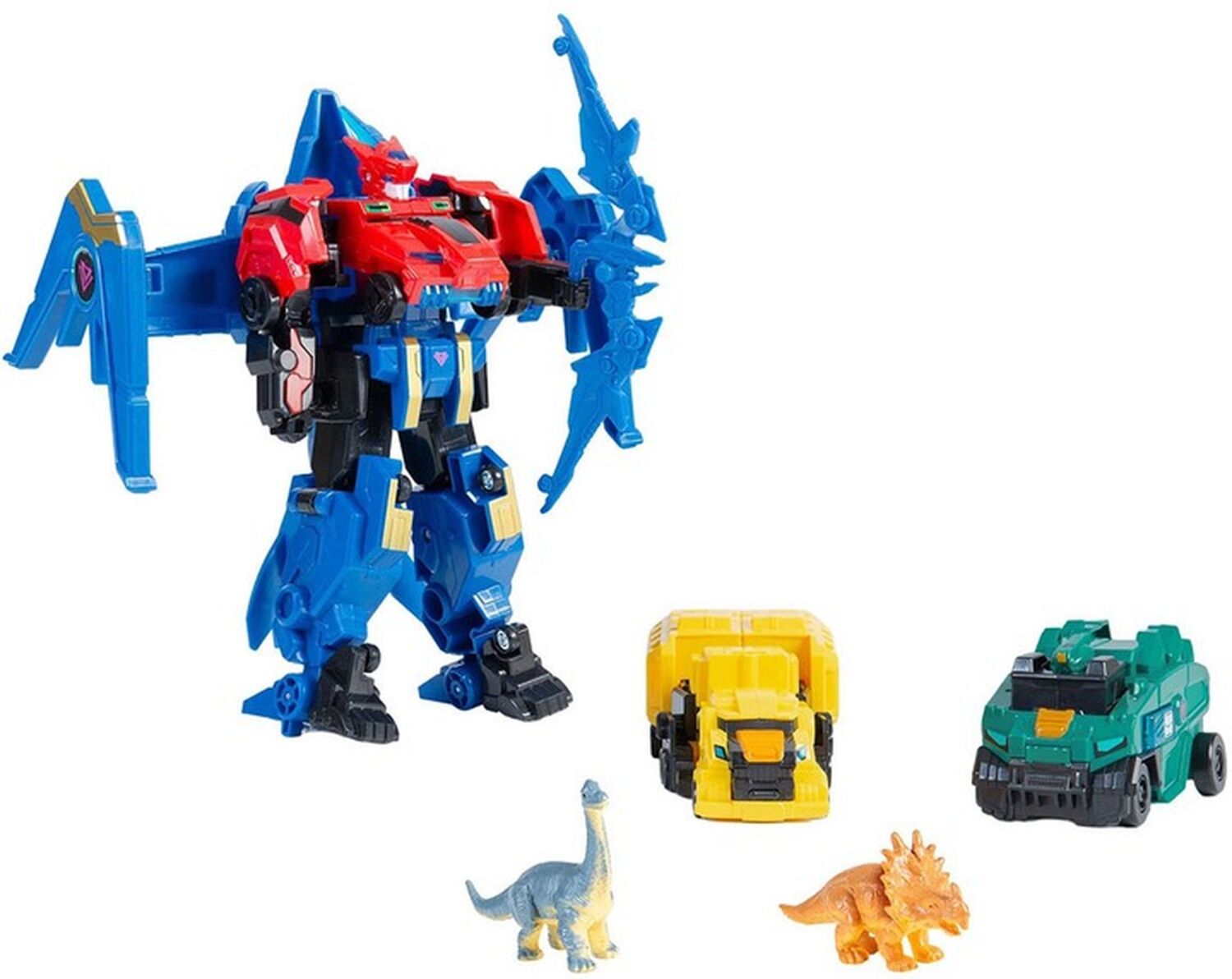Игровой набор DINOSTER - БЫСТРАЯ ТРАНСФОРМАЦИЯ (4 робота, аксессуары) (EU580810A) фото