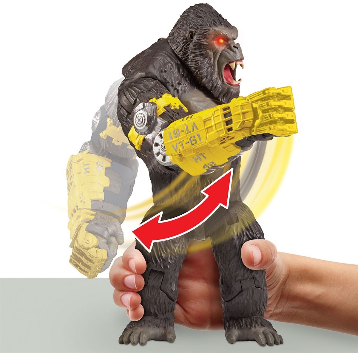 Фигурка Godzilla vs. Kong - Мега Мощный Удар Конга(свет, звук) (35585) фото 7