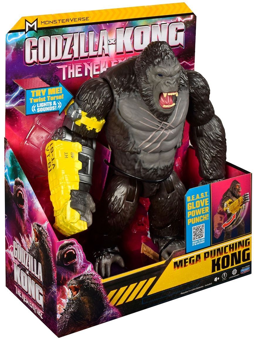 Фигурка Godzilla vs. Kong - Мега Мощный Удар Конга(свет, звук) (35585) фото 4