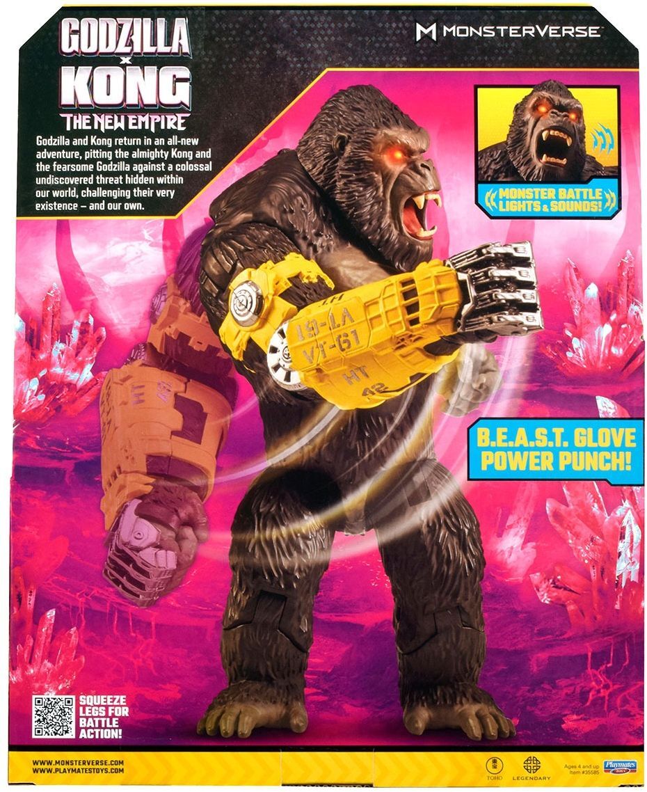 Фигурка Godzilla vs. Kong - Мега Мощный Удар Конга(свет, звук) (35585) фото 5