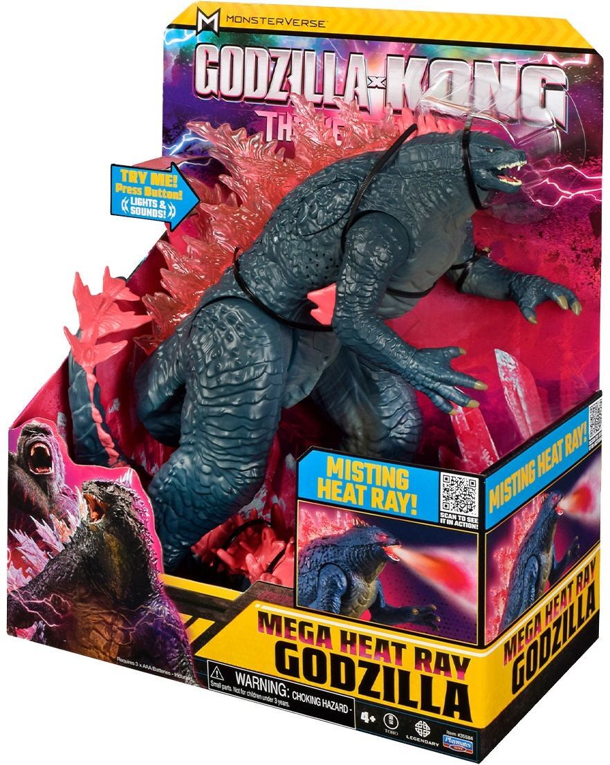 Фигурка Godzilla vs. Kong - Мега Годзилла Делюкс с Лучом (33 см, свет, звук) (35584) фото 4
