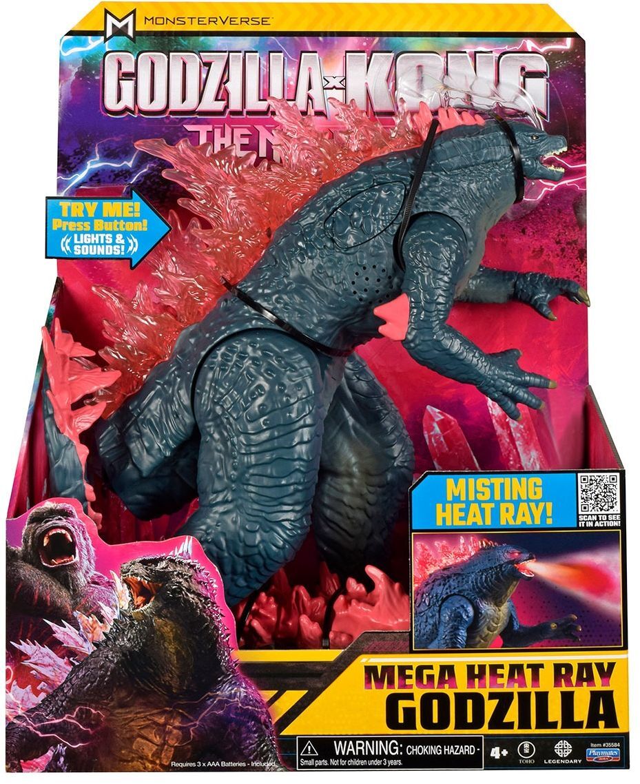 Фигурка Godzilla vs. Kong - Мега Годзилла Делюкс с Лучом (33 см, свет, звук) (35584) фото 3