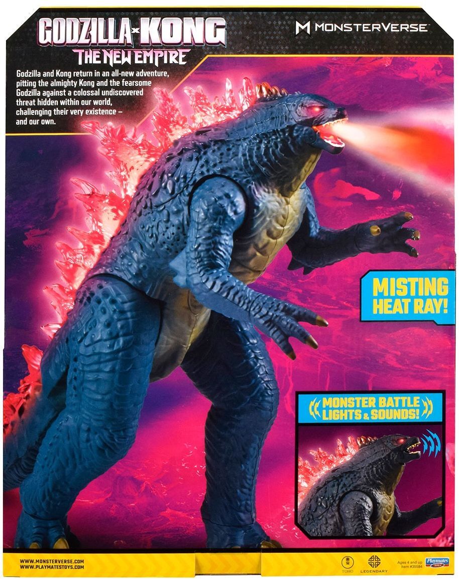 Фигурка Godzilla vs. Kong - Мега Годзилла Делюкс с Лучом (33 см, свет, звук) (35584) фото 5