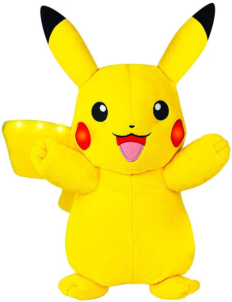 Інтерактивна м'яка іграшка Pokemon - ПІКАЧУ (світло, звук, 25 см) (97834)фото