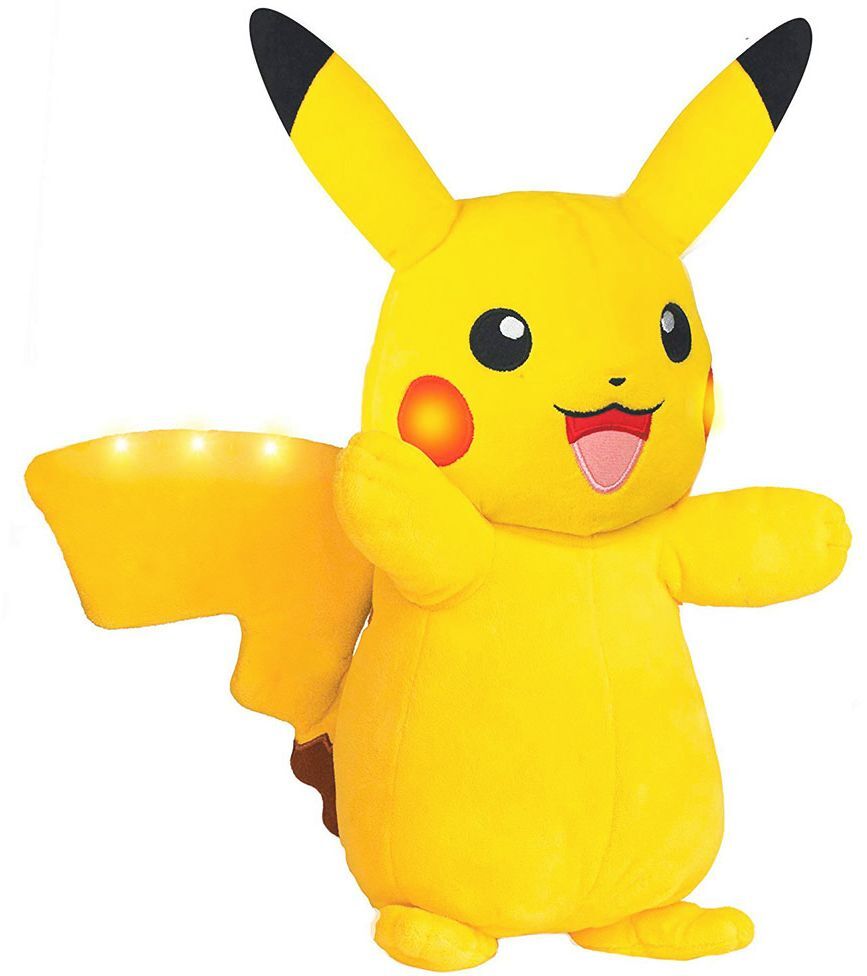 Інтерактивна м'яка іграшка Pokemon - ПІКАЧУ (світло, звук, 25 см) (97834)фото