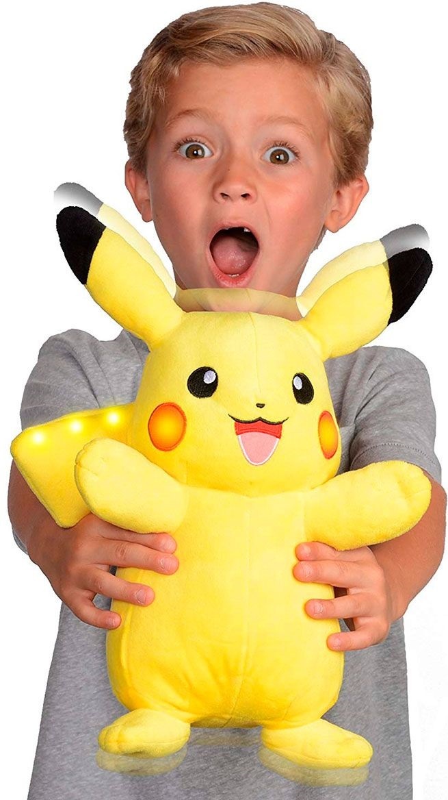 Інтерактивна м'яка іграшка Pokemon - ПІКАЧУ (світло, звук, 25 см) (97834)фото
