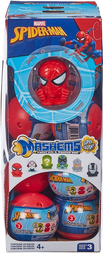 Игрушка-сюрприз в шаре Mash'ems - ЧЕЛОВЕК-ПАУК (6 видов, в асс.) (51786) фото 5