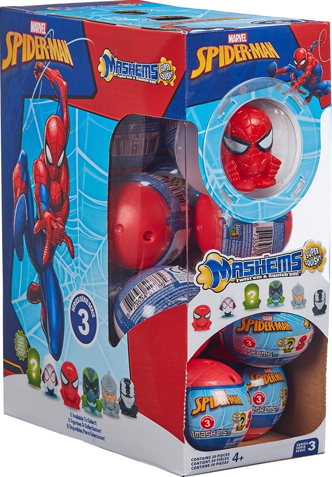 Игрушка-сюрприз в шаре Mash'ems - ЧЕЛОВЕК-ПАУК (6 видов, в асс.) (51786) фото 6