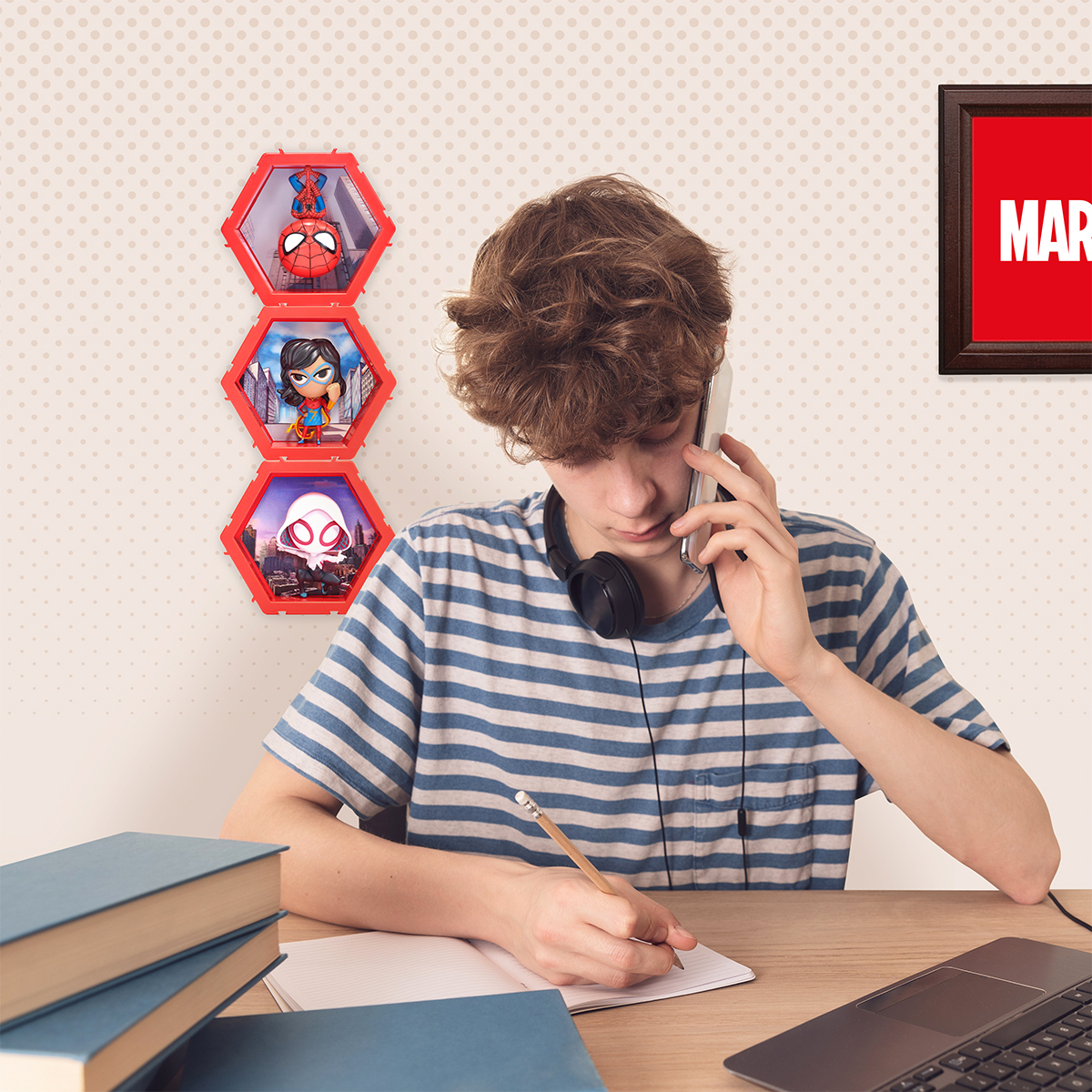 Коллекционная фигурка WOW! PODS 4D серии "Марвел" - ЧЕЛОВЕК-ПАУК (10 см) (MVL-1038-13) фото 6