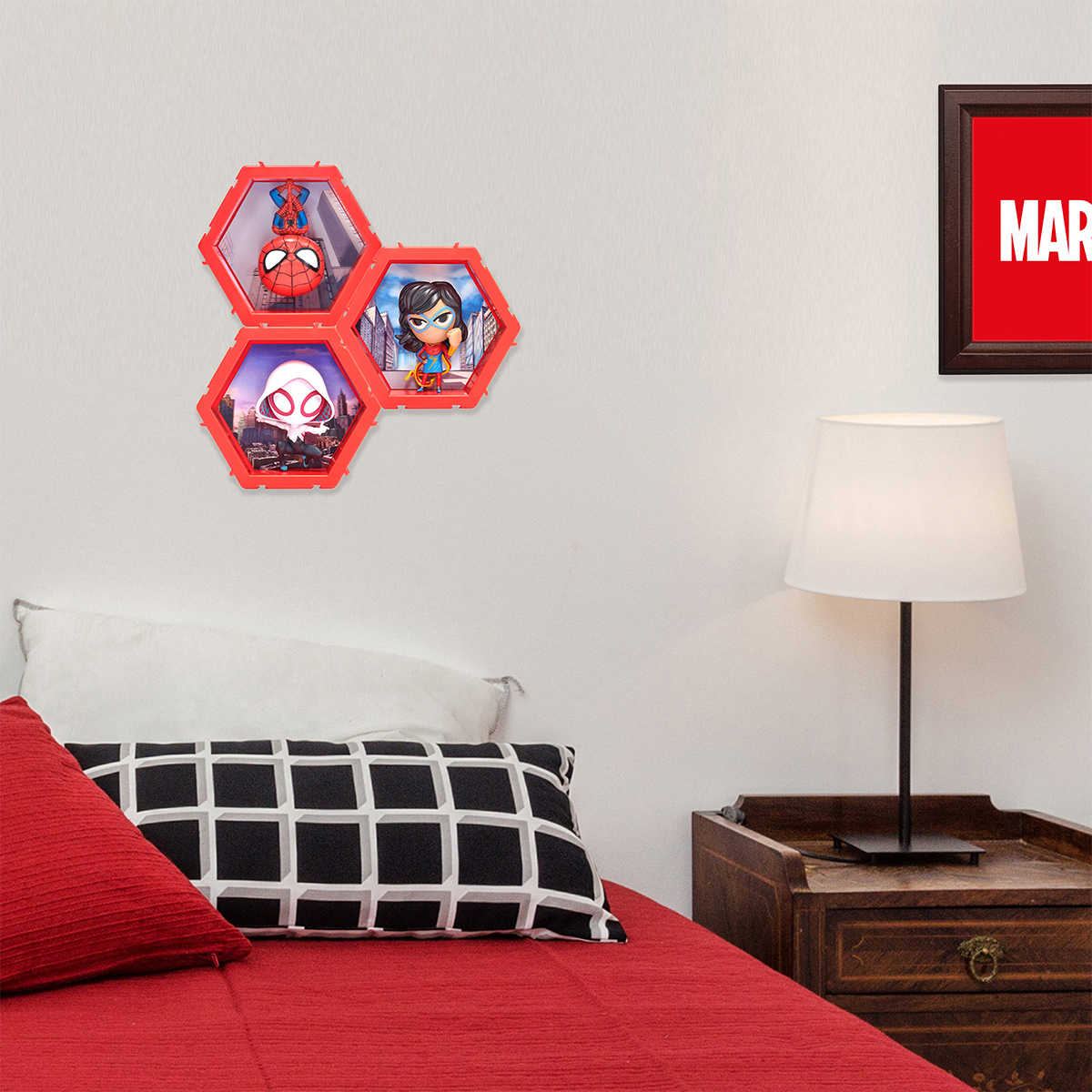 Коллекционная фигурка WOW! PODS 4D серии "Марвел" - ЧЕЛОВЕК-ПАУК (10 см) (MVL-1038-13) фото 5