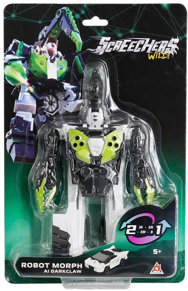 Робот-трансформер Screechers Wild! S5 - ДАРККЛО (KS686154)фото2