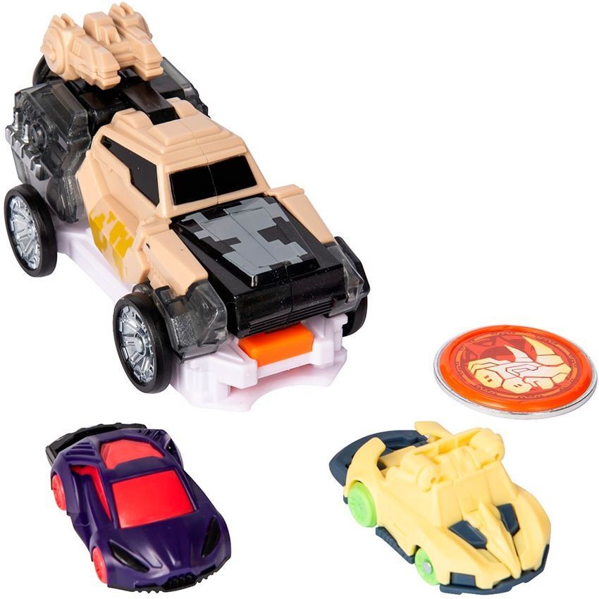 Машинка-трансформер Screechers Wild! S4 L3 - ЛАЙТНІНГ РАЙНО (EU685303)фото4