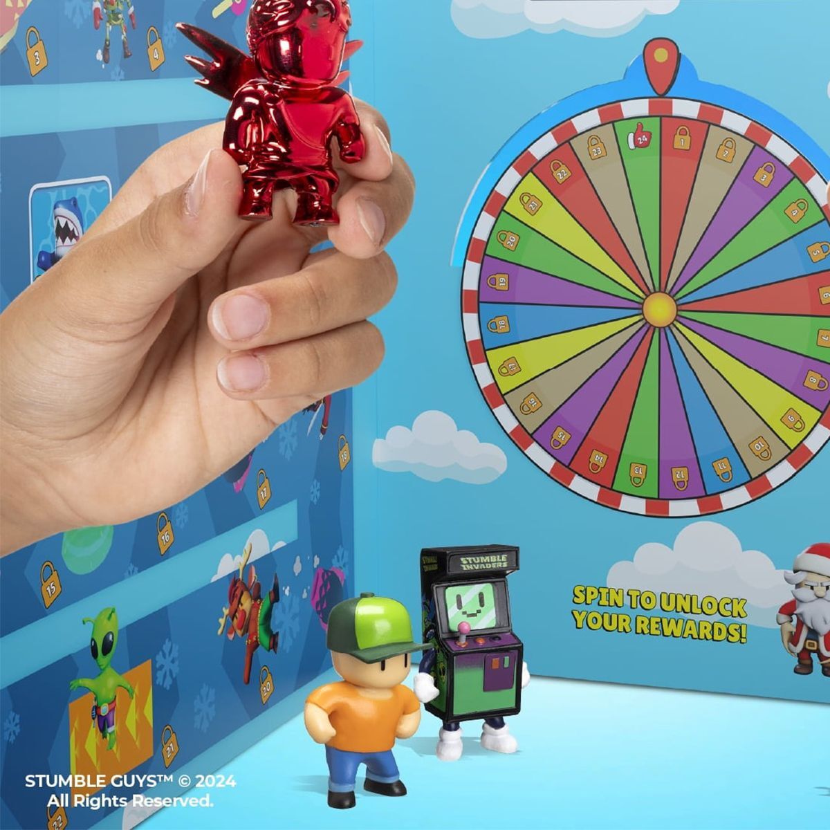 Ігровий набір STUMBLE GUYS W2 - АДВЕНТ-КАЛЕНДАР (24 сюрпризи) (SG9205)фото3