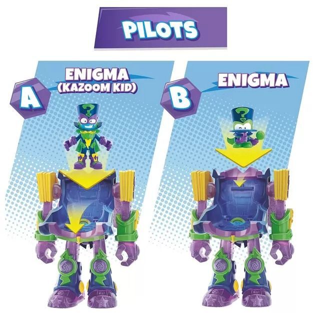 Игровой набор SUPERTHINGS S - СУПЕРБОТ ЭНИГМА (робот, казум-кид, фигурка) (PSTSP116IN30) фото 