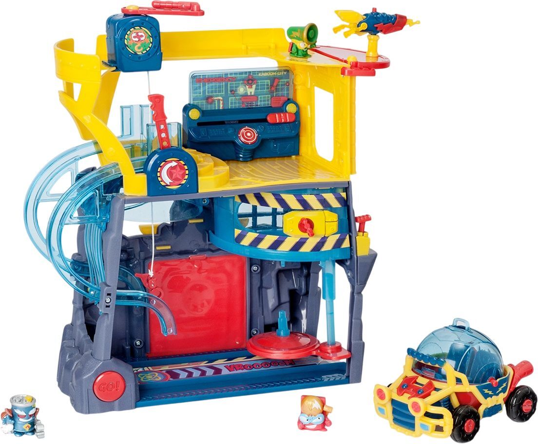 Игровой набор SUPERTHINGS S - ШТАБ-КВАРТИРА (штаб, машина, 3 фигурки) (PSTSP112IN40) фото 