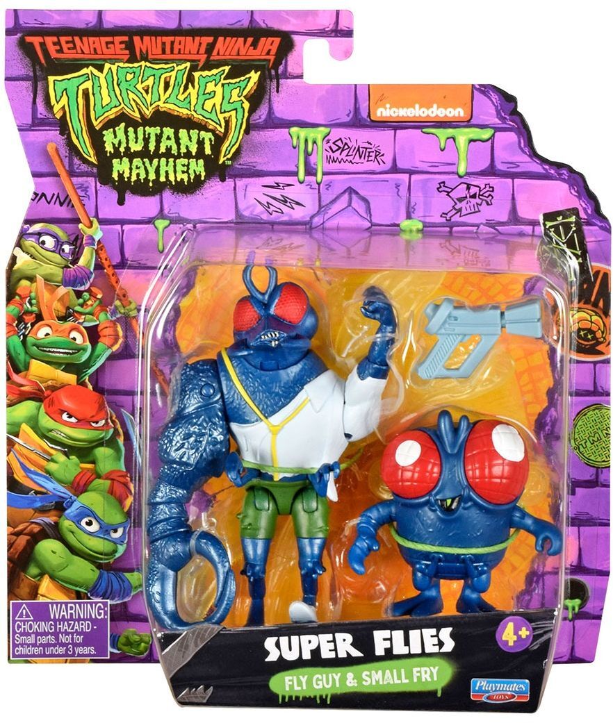 Набор игровых фигурок серии ЧЕРЕПАШКИ-НИНДЗЯ - СУПЕРФЛАЙС (2 фигурки) (83481) фото 3