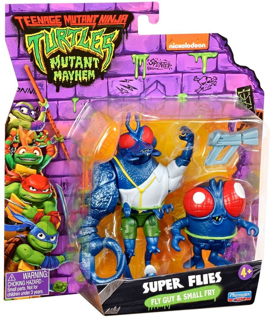 Набор игровых фигурок серии ЧЕРЕПАШКИ-НИНДЗЯ - СУПЕРФЛАЙС (2 фигурки) (83481) фото 4