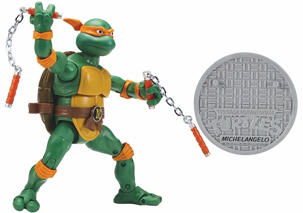Набір фігурок серії "ЧЕРЕПАШКИ-НІНДЗЯ КЛАСИЧНІ" - Мікеланджело проти Бібопа (81277)фото2