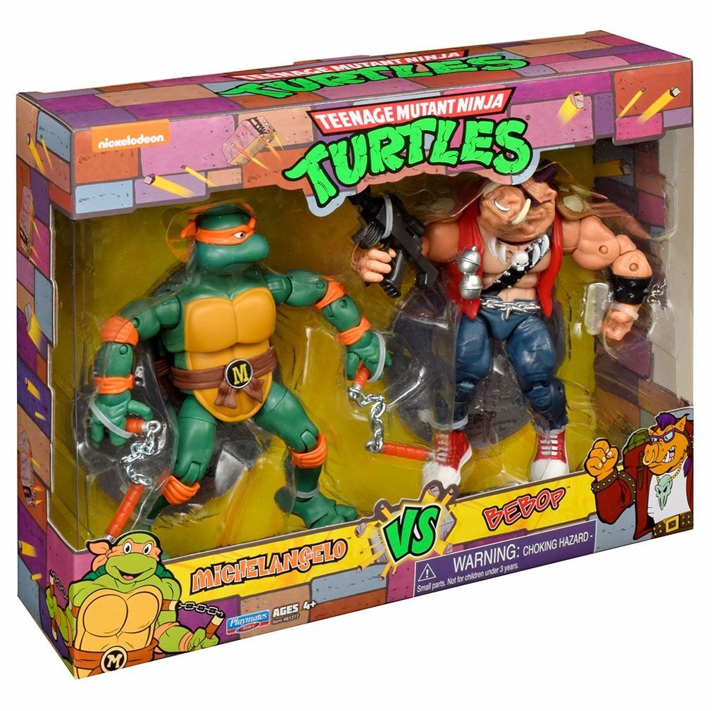 Набір фігурок серії "ЧЕРЕПАШКИ-НІНДЗЯ КЛАСИЧНІ" - Мікеланджело проти Бібопа (81277)фото5