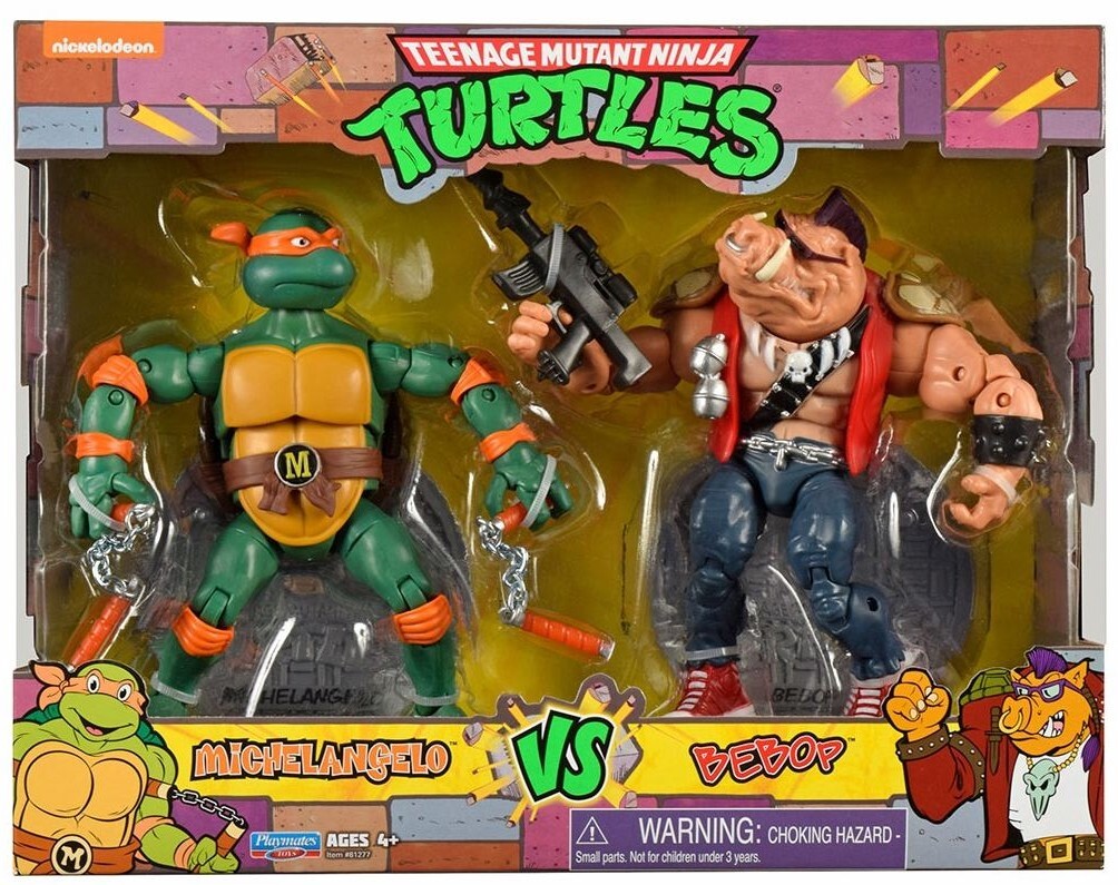 Набір фігурок серії "ЧЕРЕПАШКИ-НІНДЗЯ КЛАСИЧНІ" - Мікеланджело проти Бібопа (81277)фото4