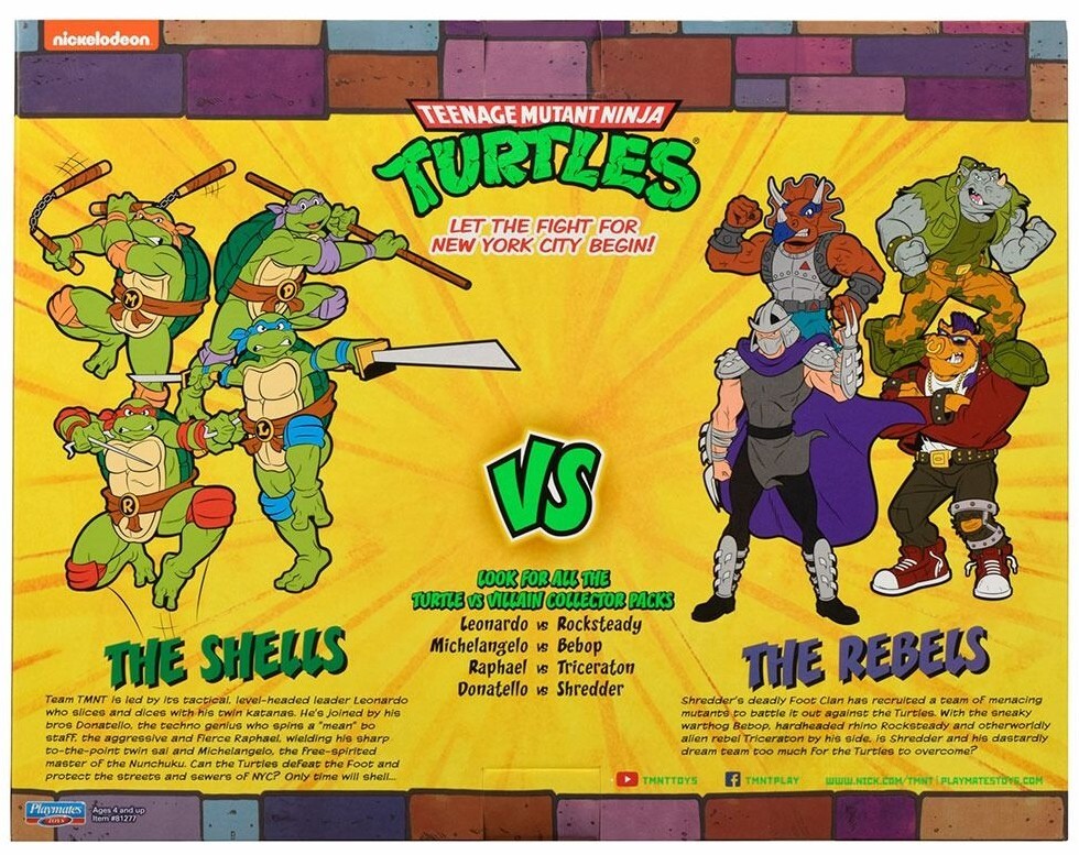 Набір фігурок серії "ЧЕРЕПАШКИ-НІНДЗЯ КЛАСИЧНІ" - Мікеланджело проти Бібопа (81277)фото6