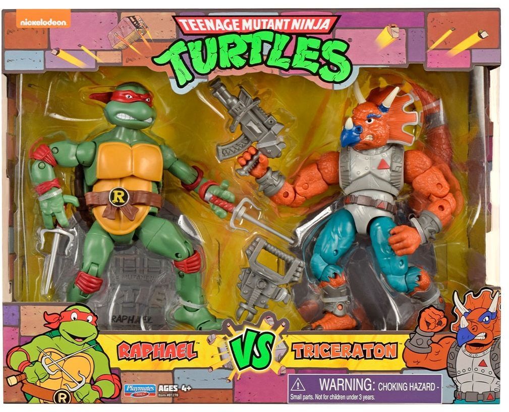 Набор фигурок серии "ЧЕРЕПАШКИ-НИНДЗЯ КЛАССИЧЕСКИЕ" - Рафаэль против Трицератона (81278) фото 4