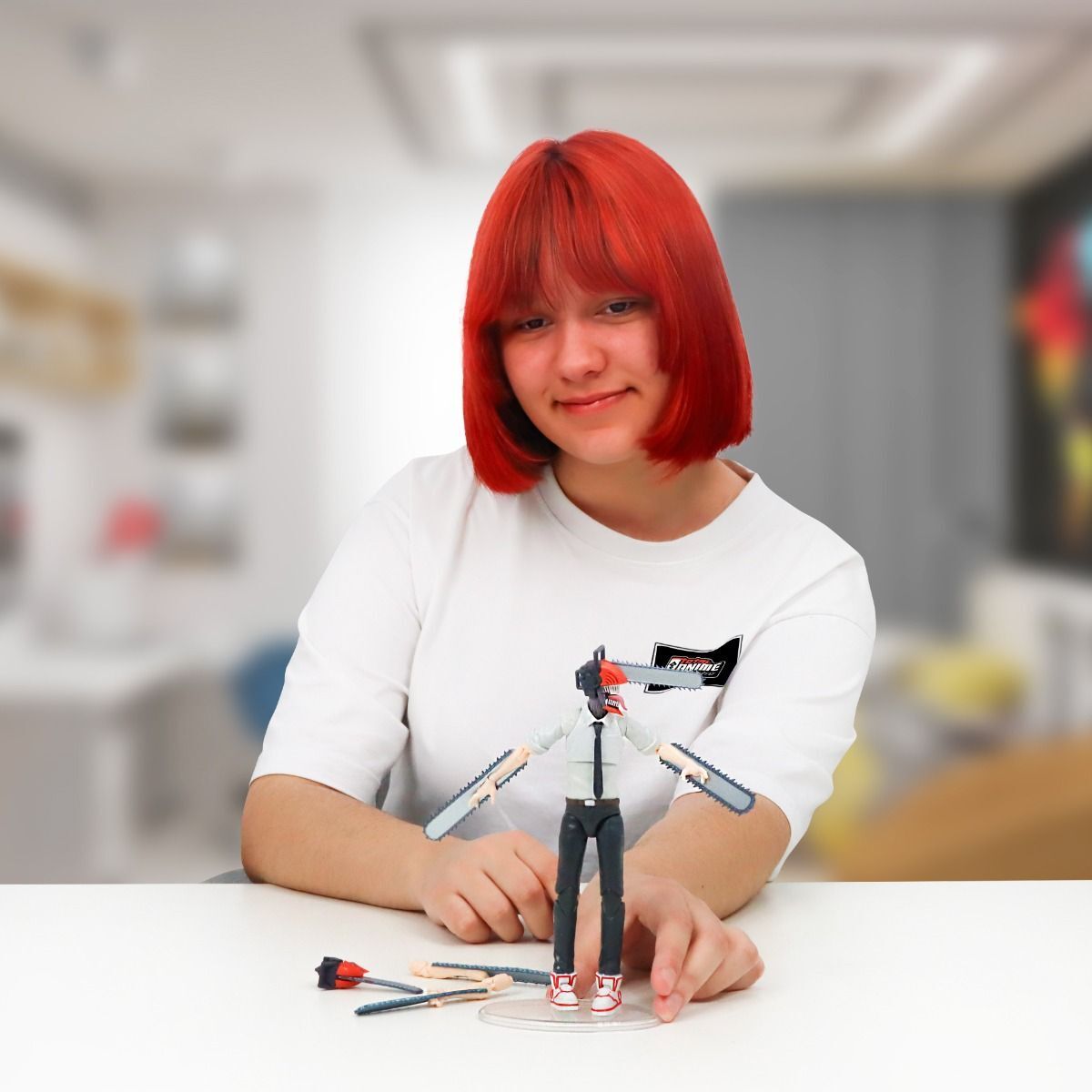 Игровая фигурка TOTAL ANIME серии "Человек-бензопила" W1 - ЧЕЛОВЕК-БЕНЗОПИЛА (с аксесс.) (KAZ0174-W1) фото 9