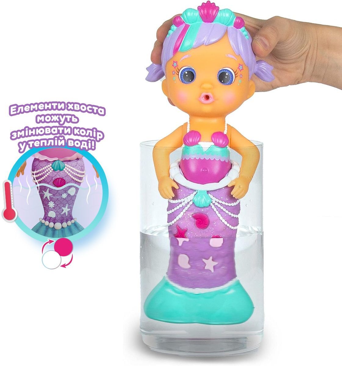 Кукла BLOOPIES серии «Волшебный хвост» W2 - РУСАЛОЧКА ДЭЙЗИ (с акссесуарами) (908727) фото 6