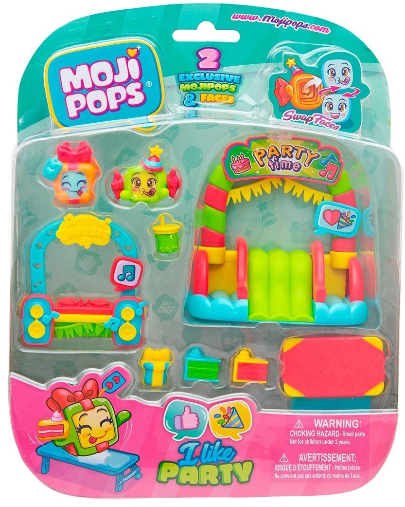 Ігровий набір Moji Pops - ВЕЧІРКА (2 фігурки, аксесуари) (PMPSB216IN40)фото2