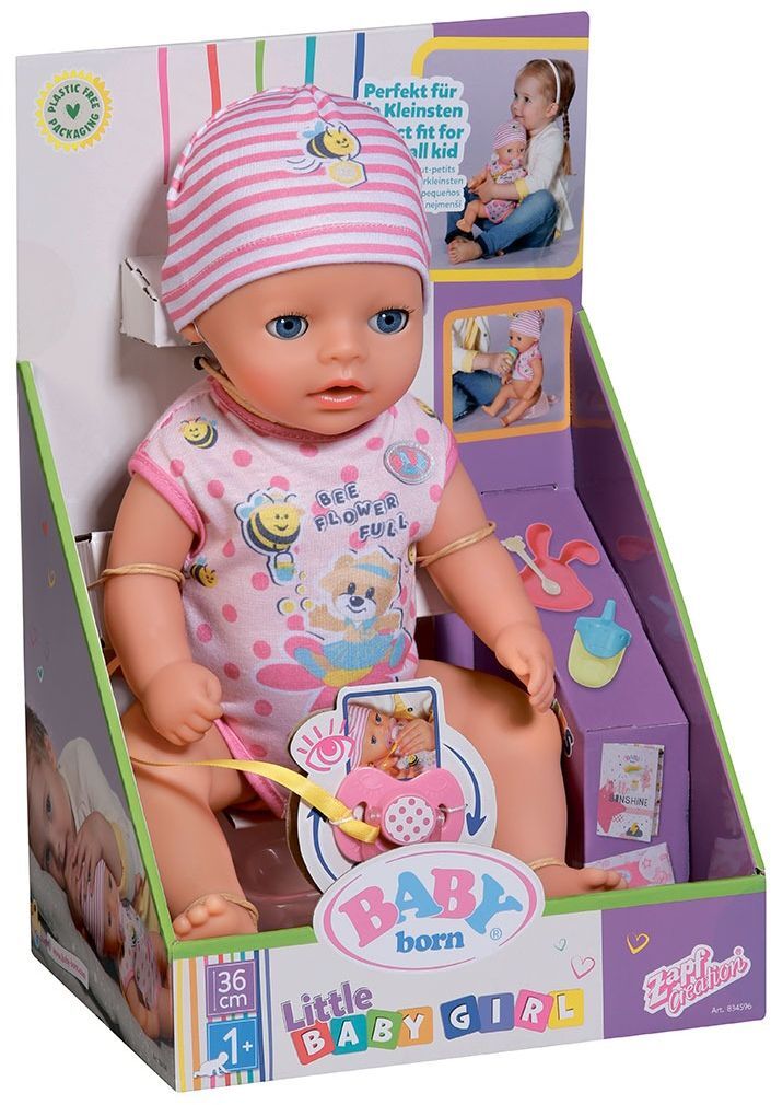 Кукла BABY BORN - ПРЕКРАСНАЯ МАЛЫШКА (36 см, с акс.) (834596) фото 4