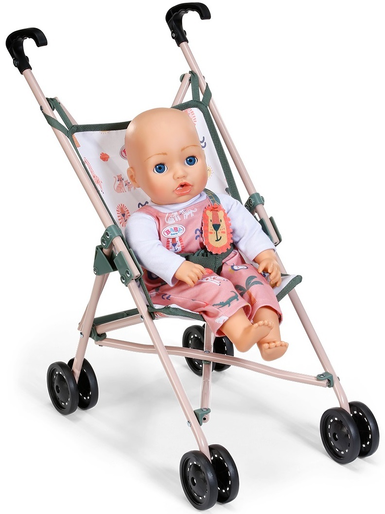 Коляска для ляльки BABY BORN - ТРОПІКИ (прогулянкова, складана) (838327)фото