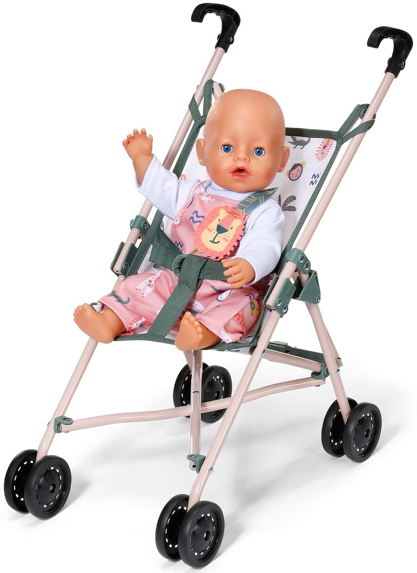 Коляска для ляльки BABY BORN - ТРОПІКИ (прогулянкова, складана) (838327)фото2