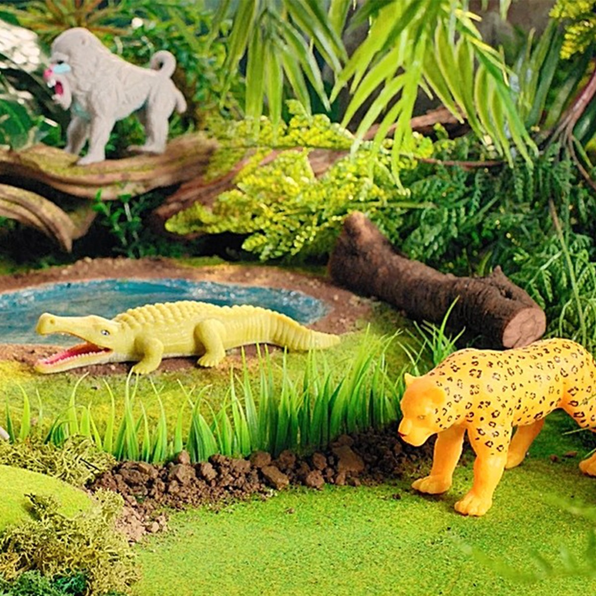 Стретч-игрушка в виде животного серии "LEGEND OF ANIMALS МАКСИ" - ХИЩНИКИ ДЖУНГЛЕЙ (в диспл.) (30/CN23) фото 