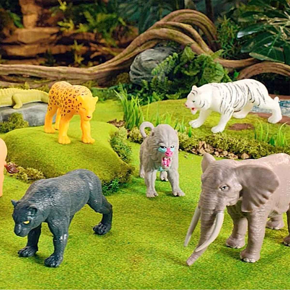 Стретч-игрушка в виде животного серии "LEGEND OF ANIMALS МАКСИ" - ХИЩНИКИ ДЖУНГЛЕЙ (в диспл.) (30/CN23) фото 