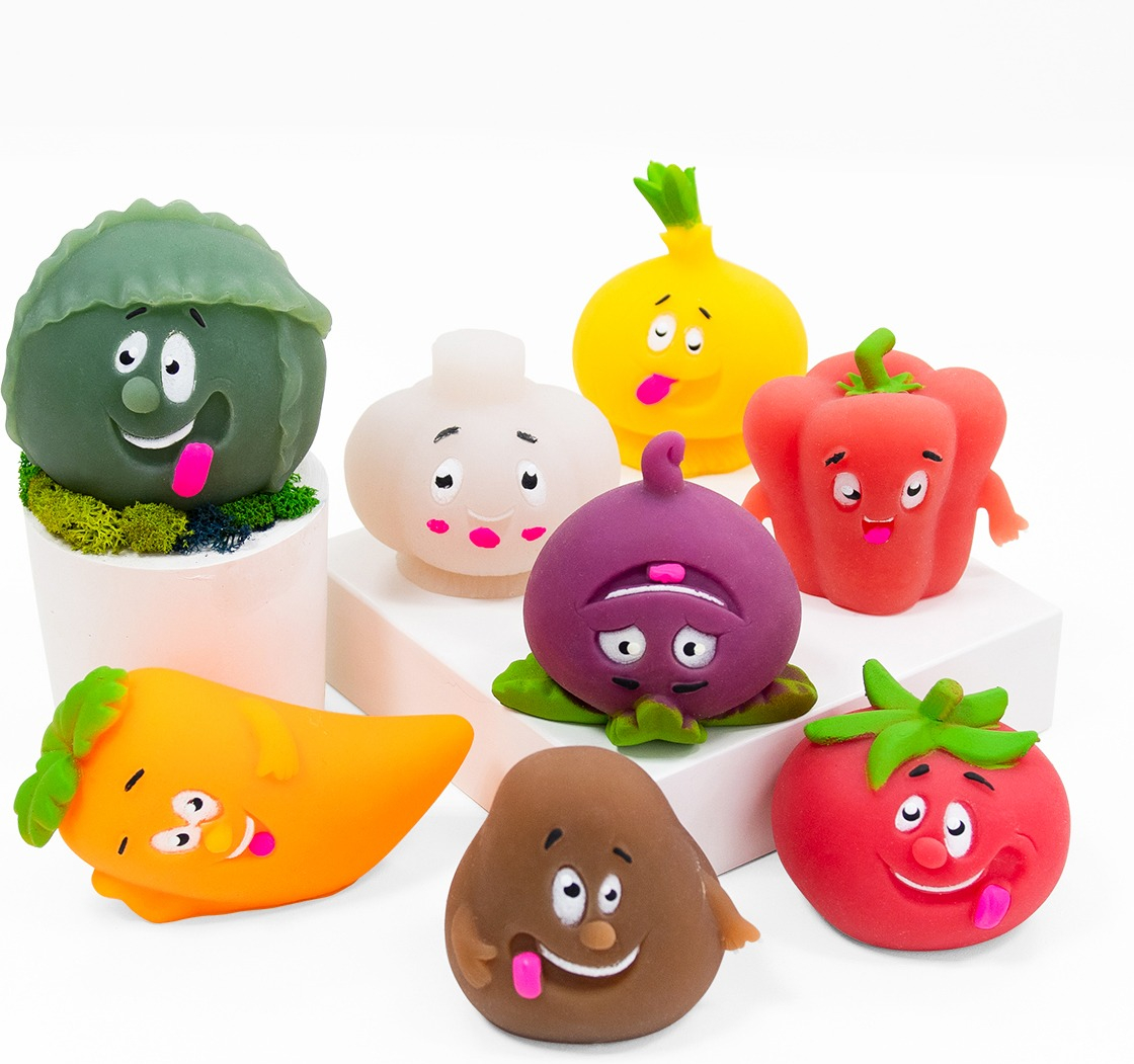 Стретч-іграшка у вигляді овочів - BORSCH (в диспл.) (41/CN23)фото