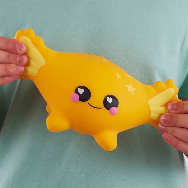 Коллекционная игрушка-антистресс Smooshzees серии "Luvzees" - АКСОЛОТЛЬ CОННИ (08227) фото 4