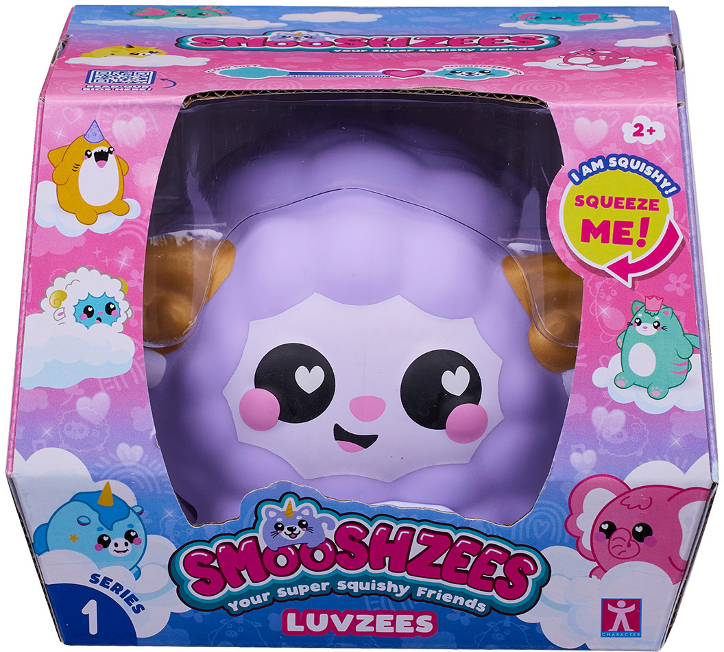 Коллекционная игрушка-антистресс Smooshzees серии "Luvzees" - БАРАШЕК УИЛЛОУ (08228) фото 7