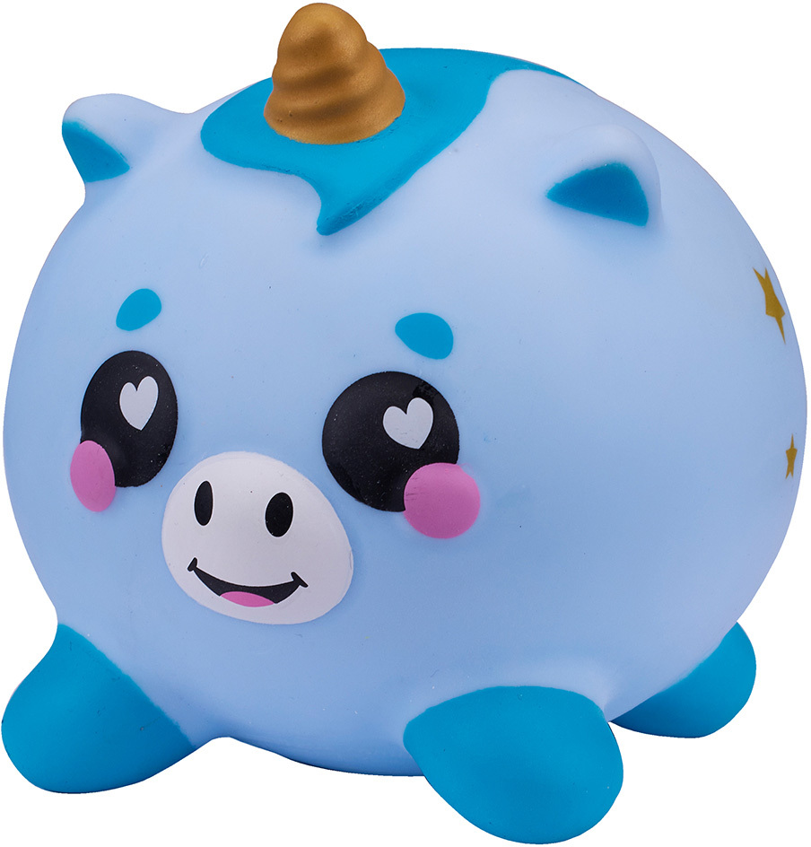 Колекційна іграшка-антистрес Smooshzees серії "Luvzees" - ЄДИНОРІГ БІЛЬЦЬ (08224)фото3