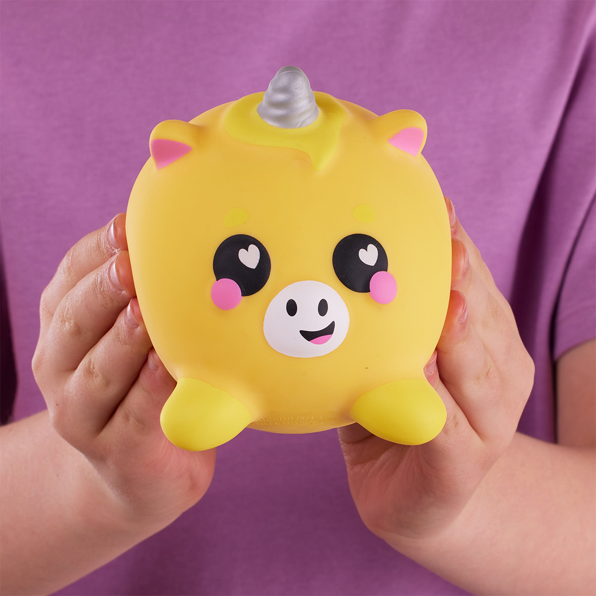 Коллекционная игрушка-антистресс Smooshzees серии "Luvzees" - ЕДИНОРОГ ФАНДЕР (08231) фото 4