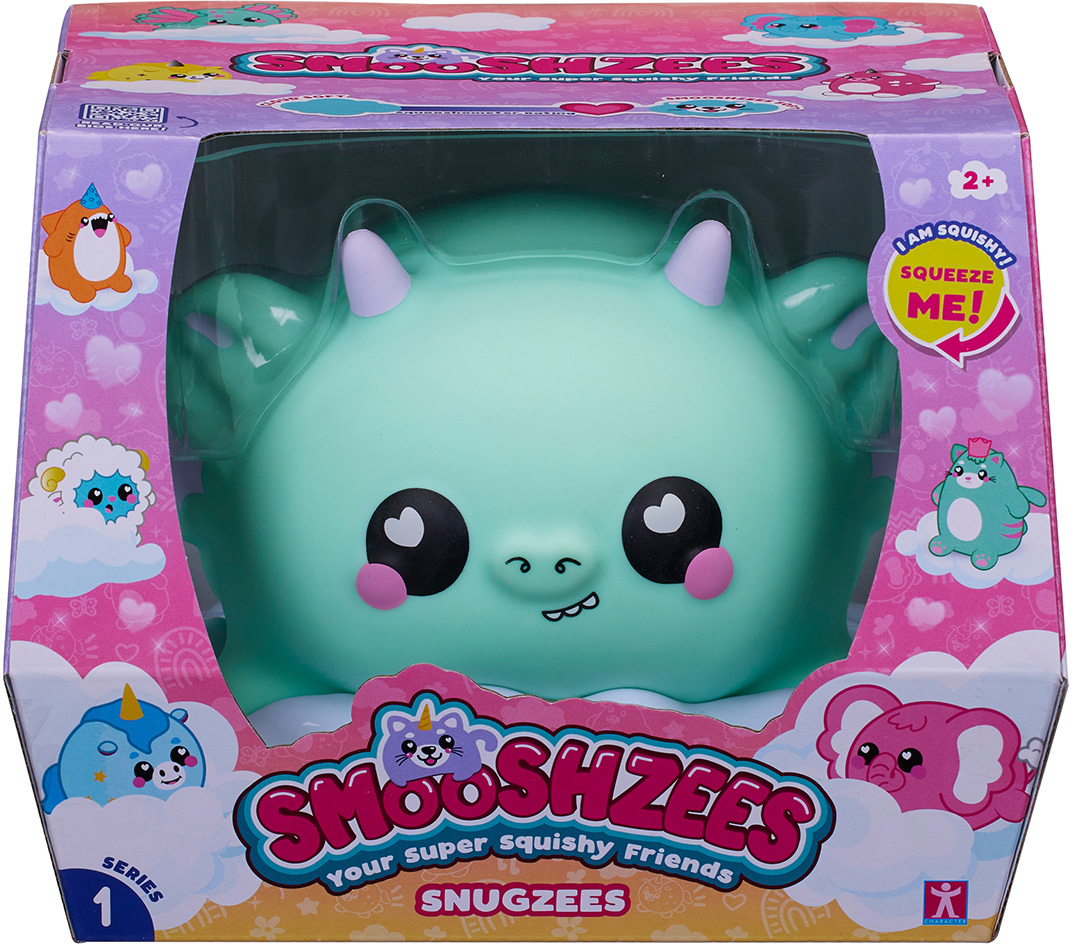 Коллекционная игрушка-антистресс Smooshzees серии "Snugzees" - ДРАКОН ДЖЕЙД (08235) фото 7