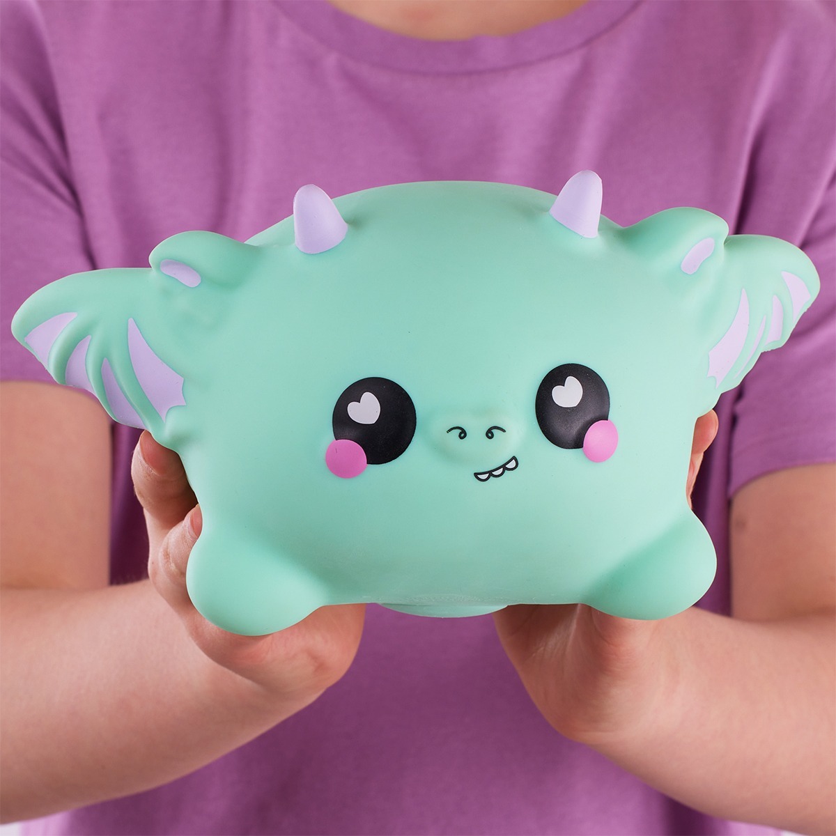 Коллекционная игрушка-антистресс Smooshzees серии "Snugzees" - ДРАКОН ДЖЕЙД (08235) фото 4