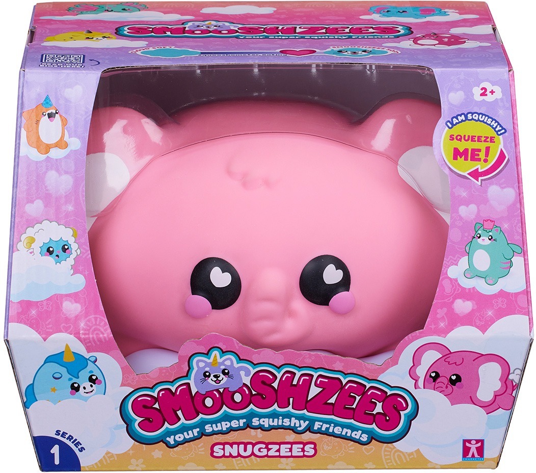 Коллекционная игрушка-антистресс Smooshzees серии "Snugzees" - СЛОН БАБЛЗ (08232) фото 7