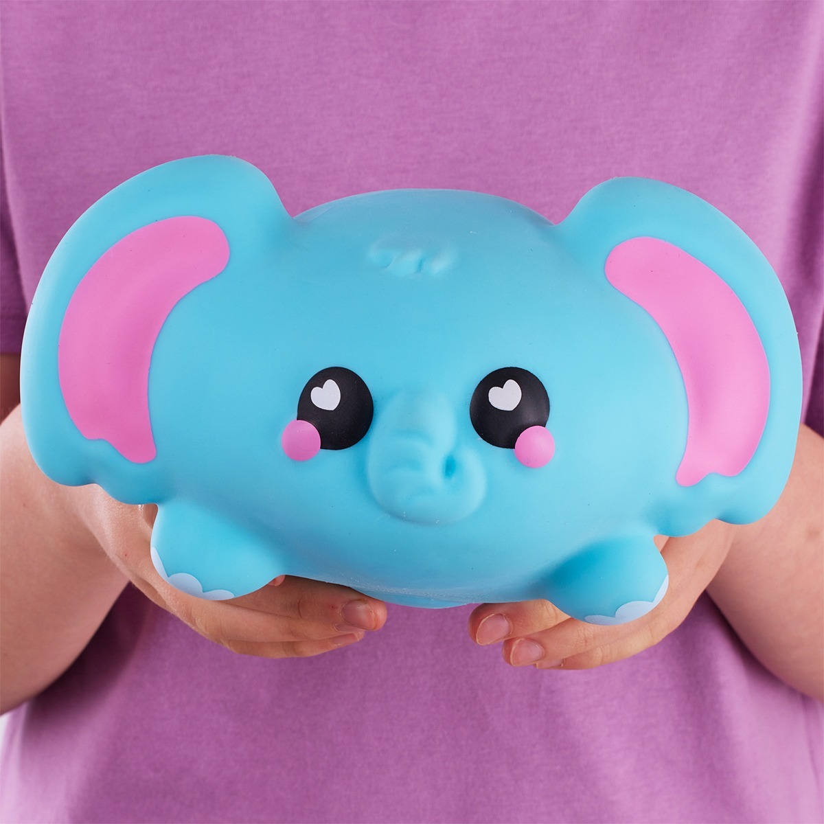 Коллекционная игрушка-антистресс Smooshzees серии "Snugzees" - СЛОН ЛУНА (08233) фото 4