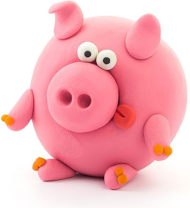 Набір пластиліну, що самозатвердіває Lipaka – Порося (30045-UA01)фото3